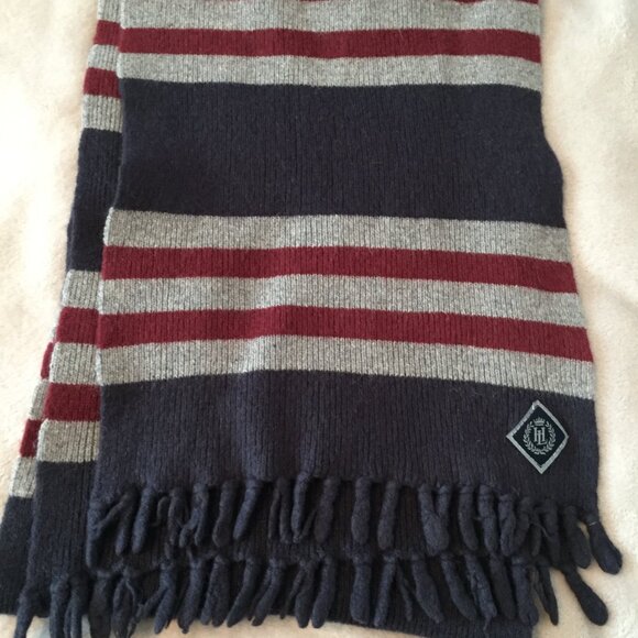 HENRY LLOYD pure wool scarf - Picture 2 of 4